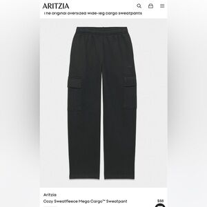 Aritzia Cozy Sweatfleece Mega Carbo Sweatpant